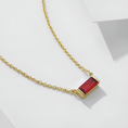 Load image into Gallery viewer, (Garnet Red January — 18K Gold Plated)
