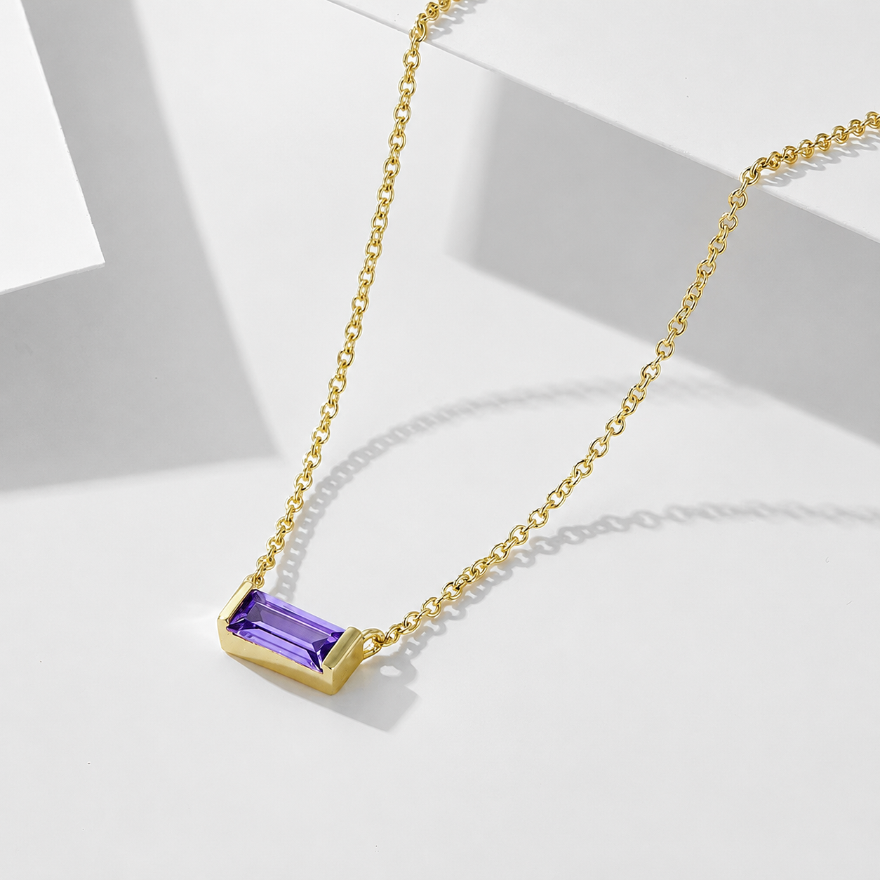 (Orchid February — 18K Gold Plated)