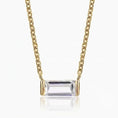 Load image into Gallery viewer, (Crystal White April — 18K Gold Plated)
