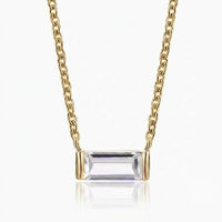 Crystal White April — 18K Gold Plated