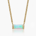 Load image into Gallery viewer, (Opaline White October — 18K Gold Plated)
