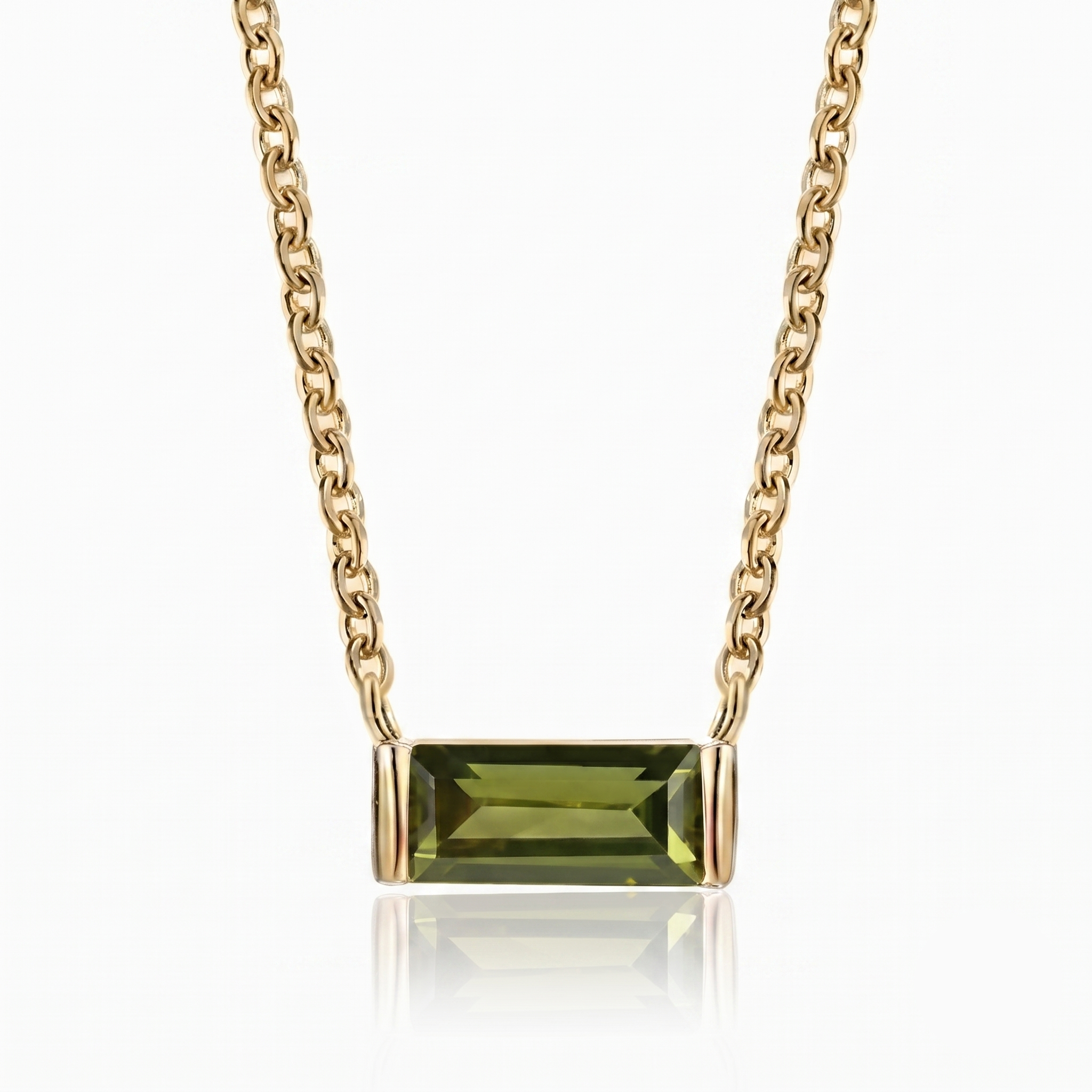 (Willow Green August — 18K Gold Plated)