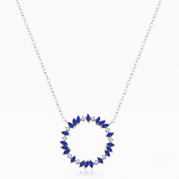 Blossom Circle Pendant Necklace