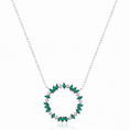 Load image into Gallery viewer, (Laurel Green — Rhodium Plated)
