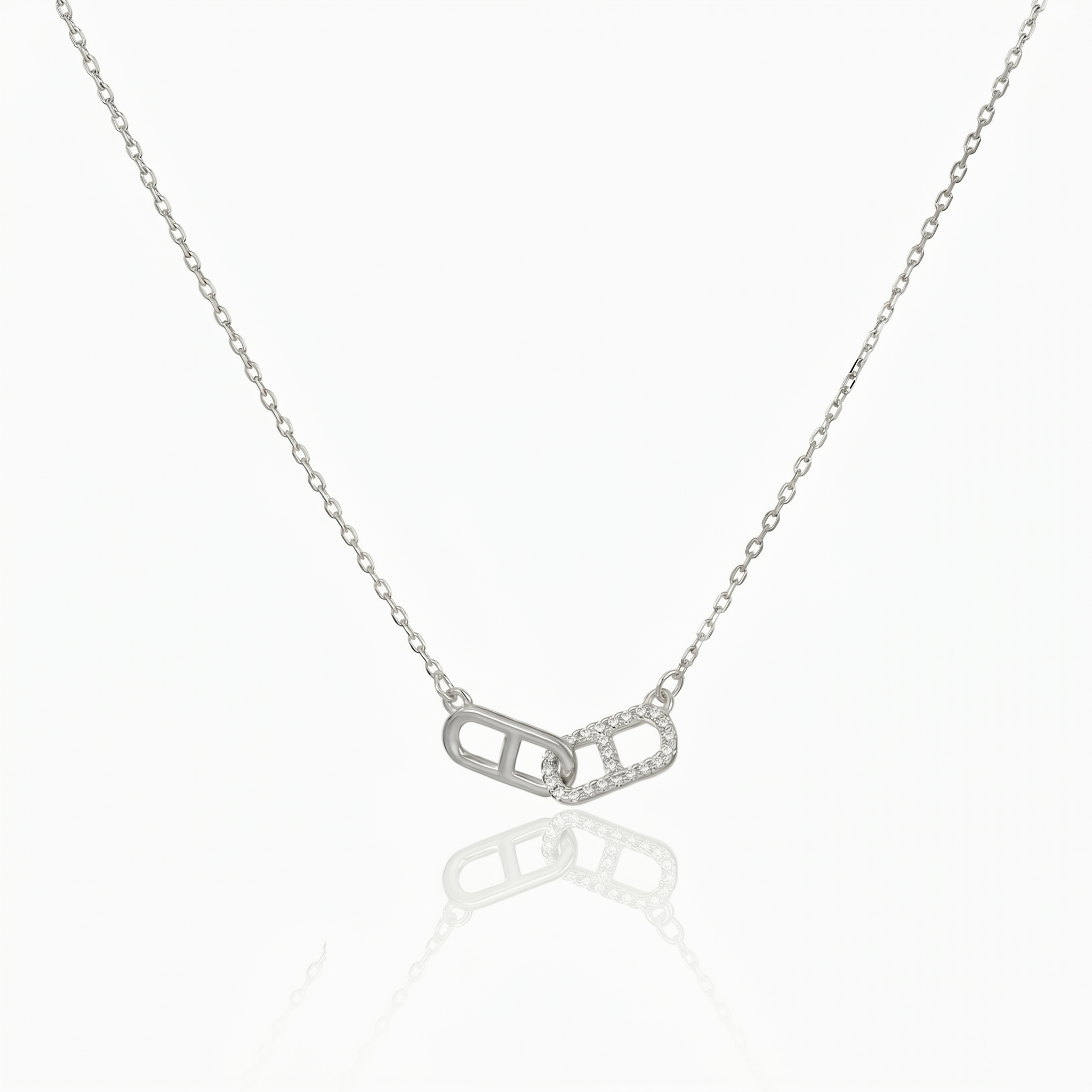 (Silver — Rhodium Plated)