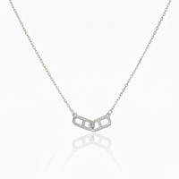 Silver — Rhodium Plated