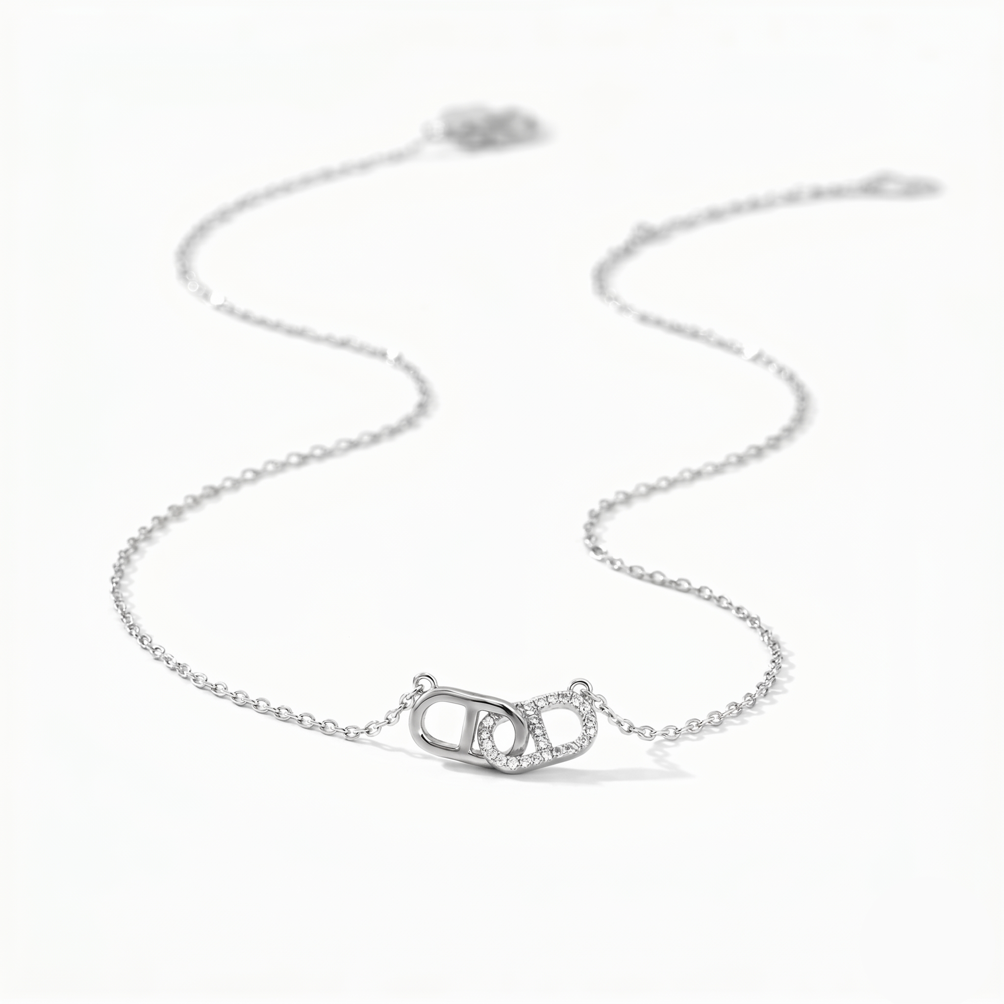 (Silver — Rhodium Plated)