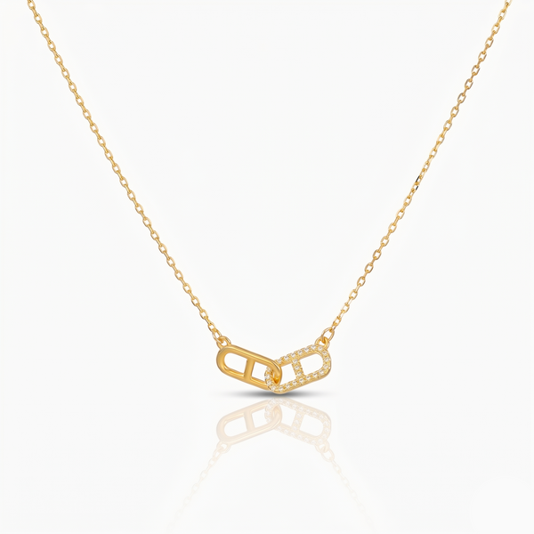 Chain Link Pendant Necklace