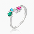 Load image into Gallery viewer, (Silver — Rhodium Plated)
