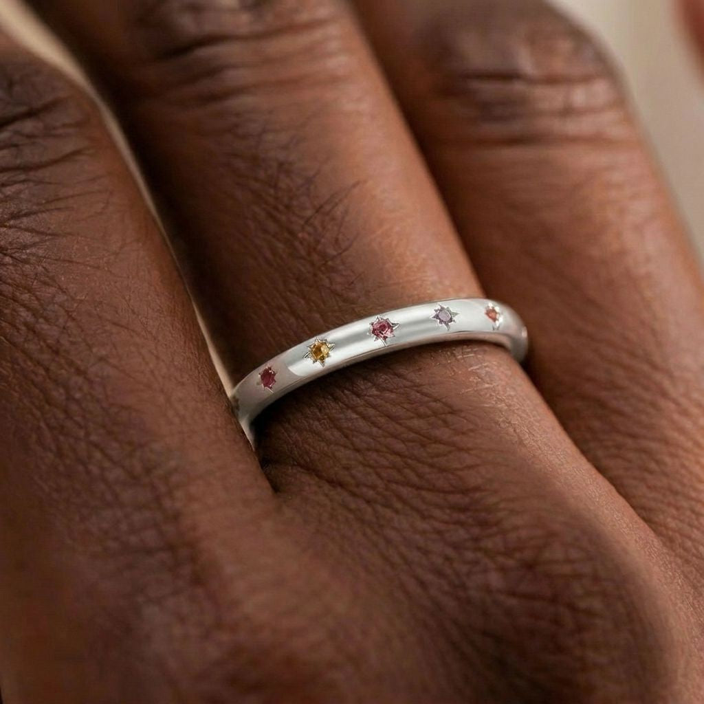 (Silver — Rhodium Plated)