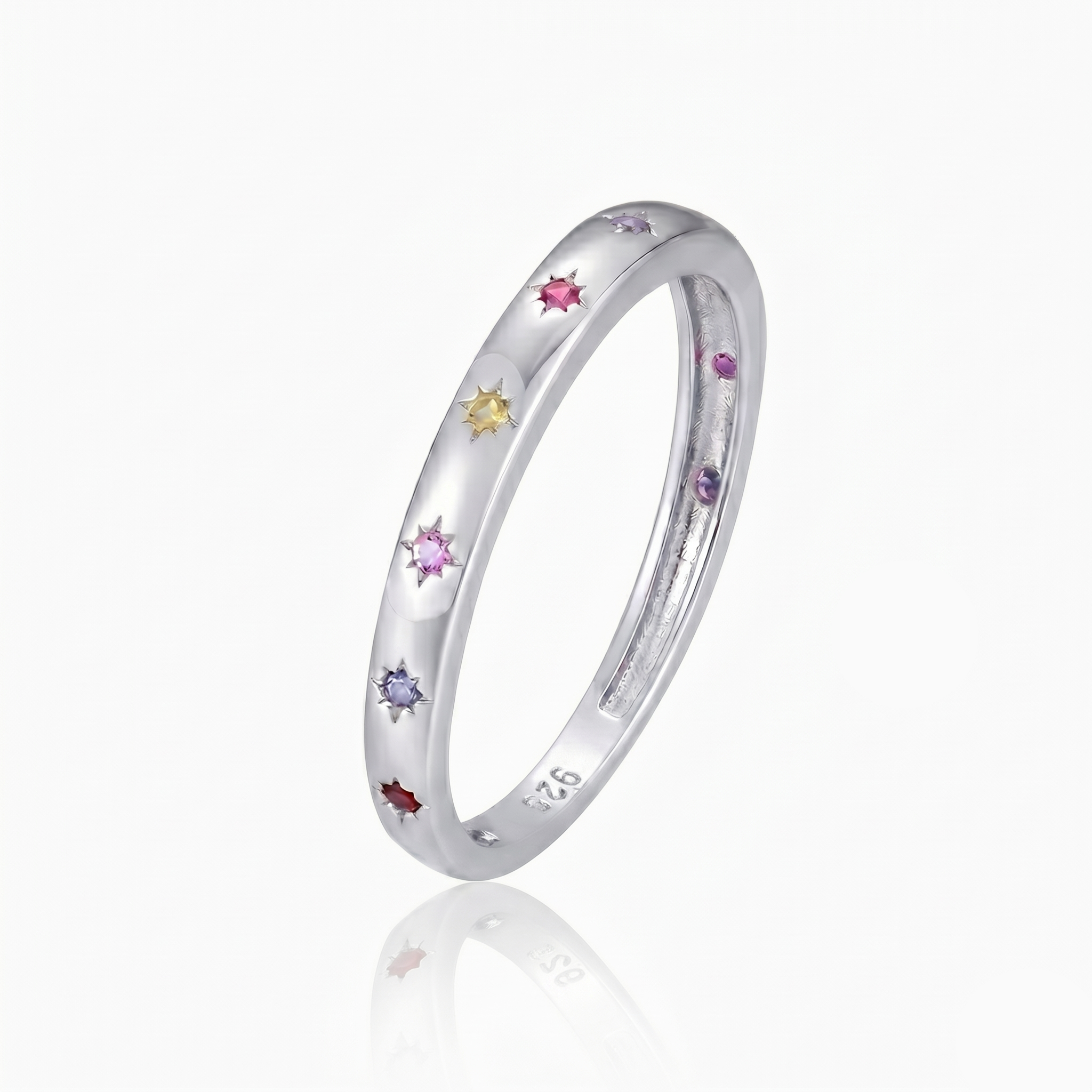 (Silver — Rhodium Plated)