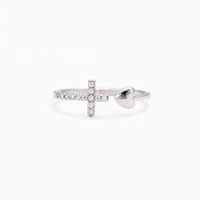 Silver — Rhodium Plated