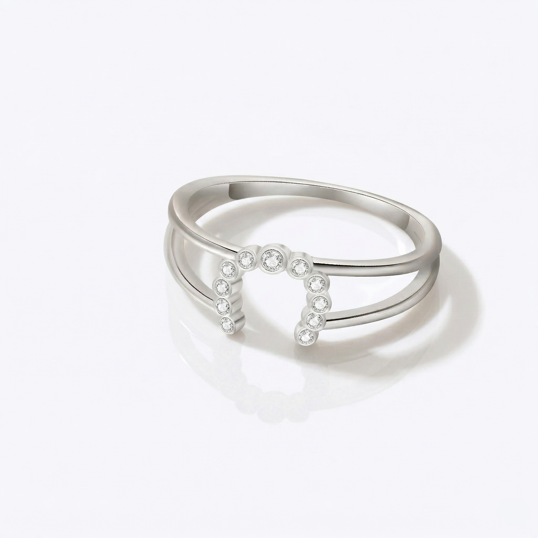 (Silver — Rhodium Plated)