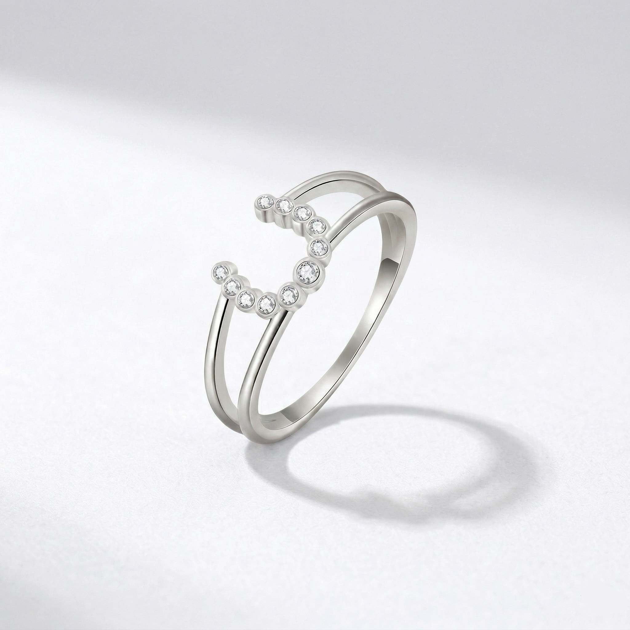 (Silver — Rhodium Plated)