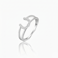 Silver — Rhodium Plated