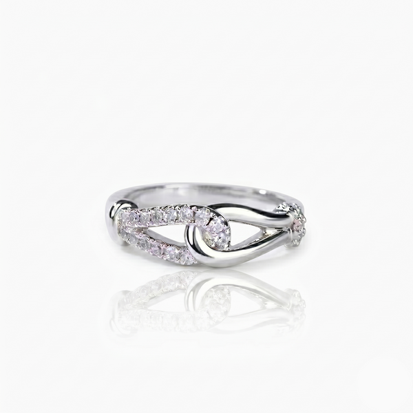 Crystal Knot Ring