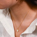 Load image into Gallery viewer, European and American Fashion Jewelry 925 Sterling Silver Retro Oval Natural White Mother-Of-Pearl Shell Pendant Necklace Women
