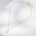 Load image into Gallery viewer, European and American Fashion Jewelry 925 Sterling Silver Retro Oval Natural White Mother-Of-Pearl Shell Pendant Necklace Women
