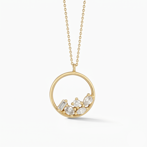 Crystal Summit Pendant Necklace