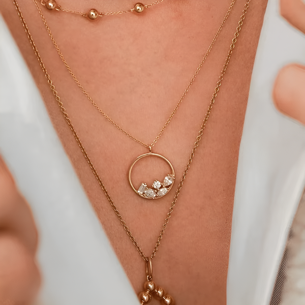 Crystal Summit Pendant Necklace
