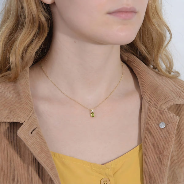 Crystal Willow Pendant Necklace