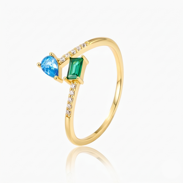 Dewdrop & Ivy Open Ring