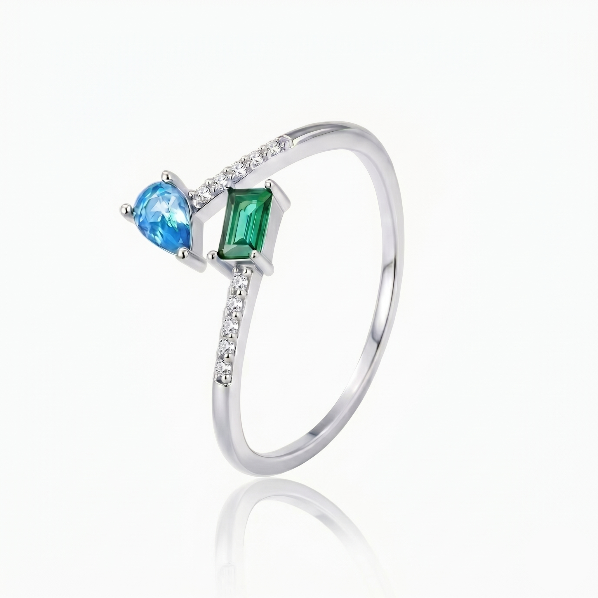 (Silver — Rhodium Plated)