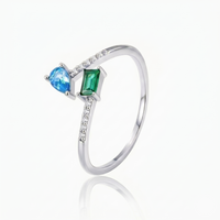 Silver — Rhodium Plated