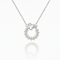 Silver — Rhodium Plated