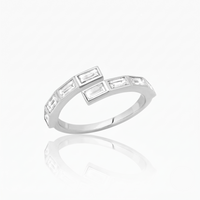 Silver — Rhodium Plated