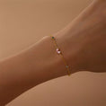 Load image into Gallery viewer, Fashion Bracelet for Women 925 Silver Chain Bracelet 18K Gold Plated Multiple Colors Zircon Sterling Silver Bracelet Wholesale
