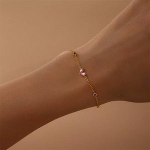Fashion Bracelet for Women 925 Silver Chain Bracelet 18K Gold Plated Multiple Colors Zircon Sterling Silver Bracelet Wholesale