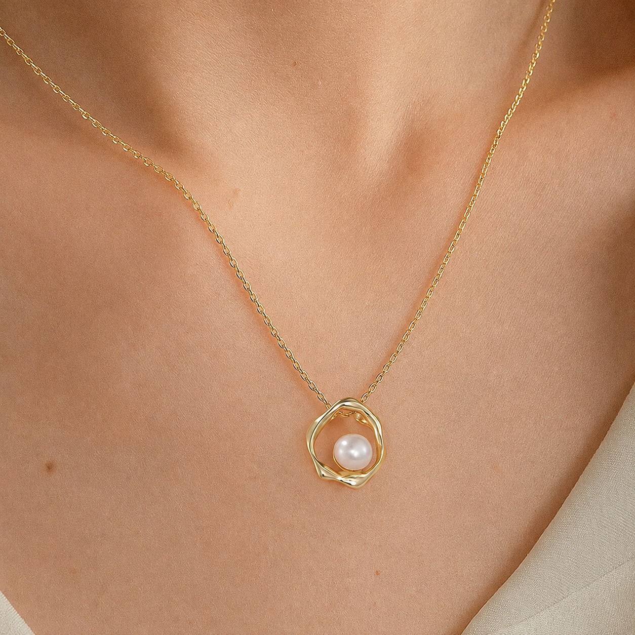Liore Pearl Pendant Necklace