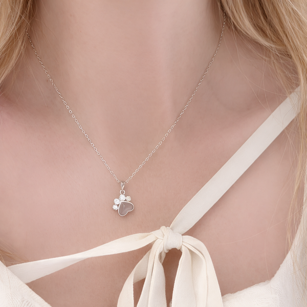 Love Paw Pendant Necklace