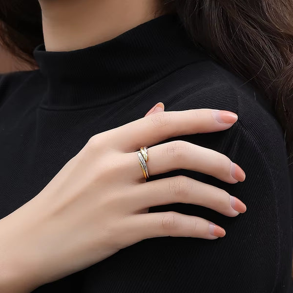 Lumina Bond Ring — Two Rings In One