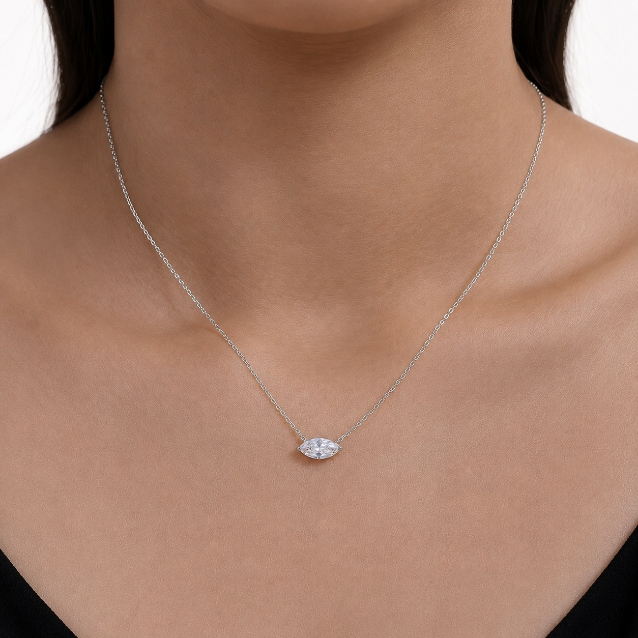 (Silver — Rhodium Plated)