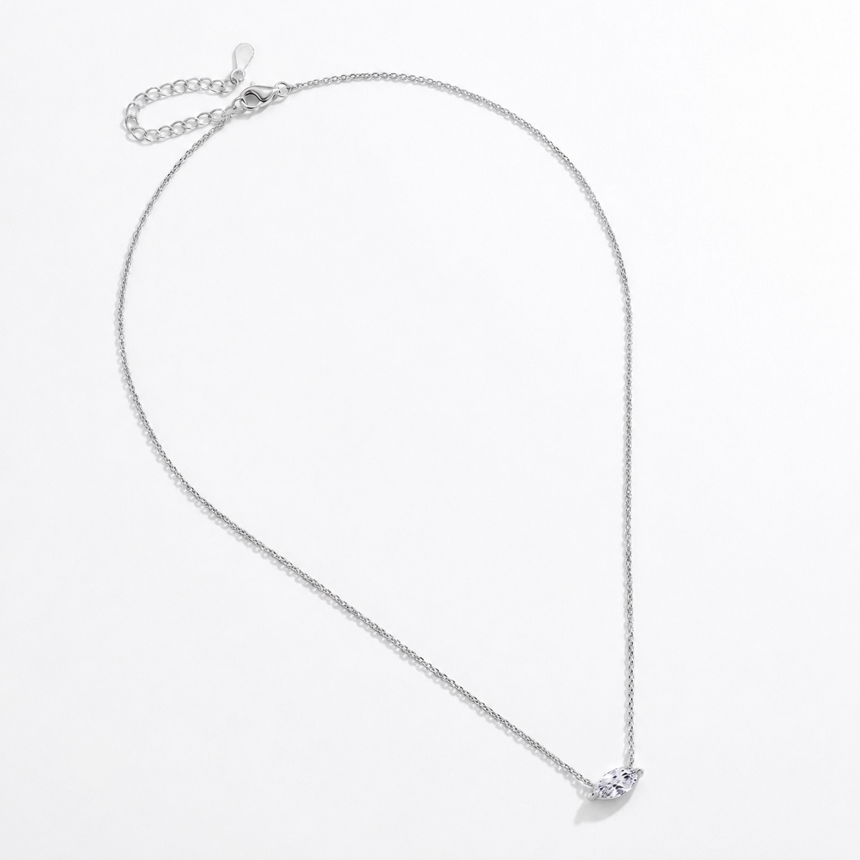(Silver — Rhodium Plated)