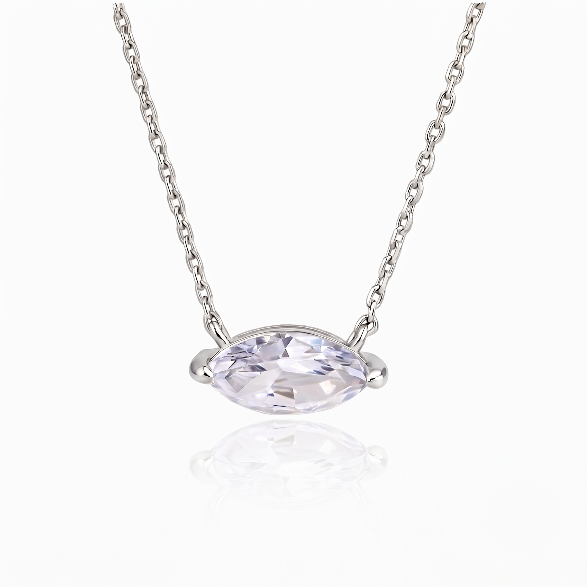 (Silver — Rhodium Plated)