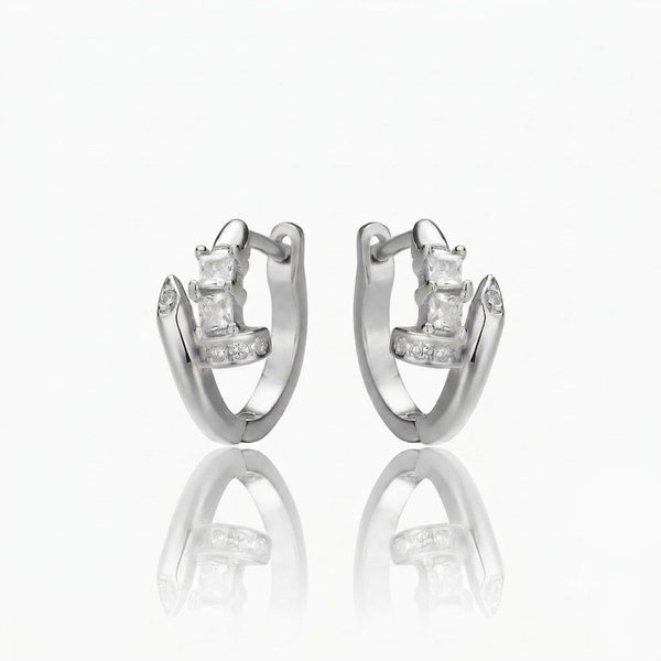 Rivet Huggie Earring
