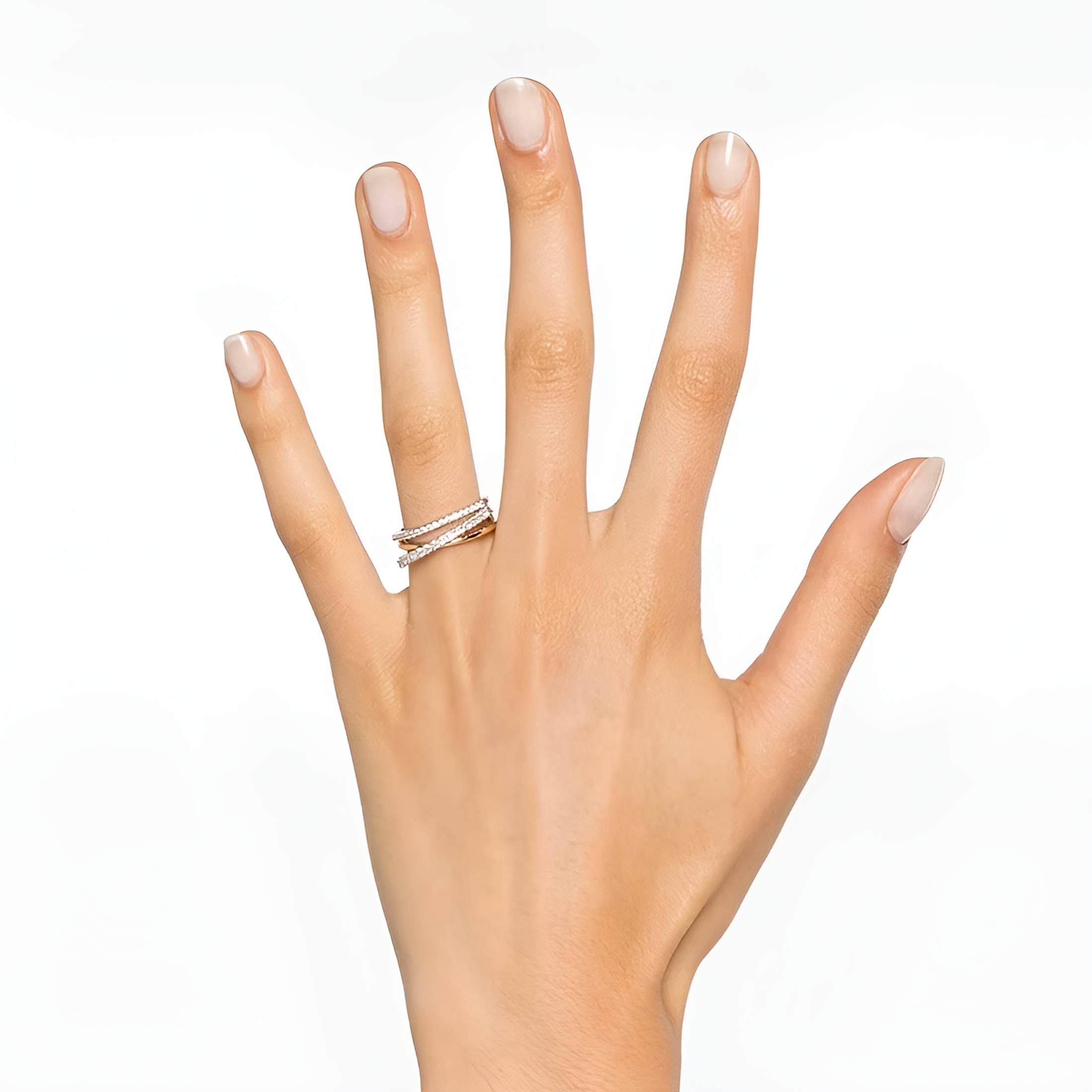 (18K Gold Plated & Silver — Rhodium Plated)
