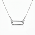 Load image into Gallery viewer, (Silver — Rhodium Plated)
