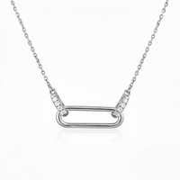 Silver — Rhodium Plated