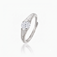 Silver — Rhodium Plated