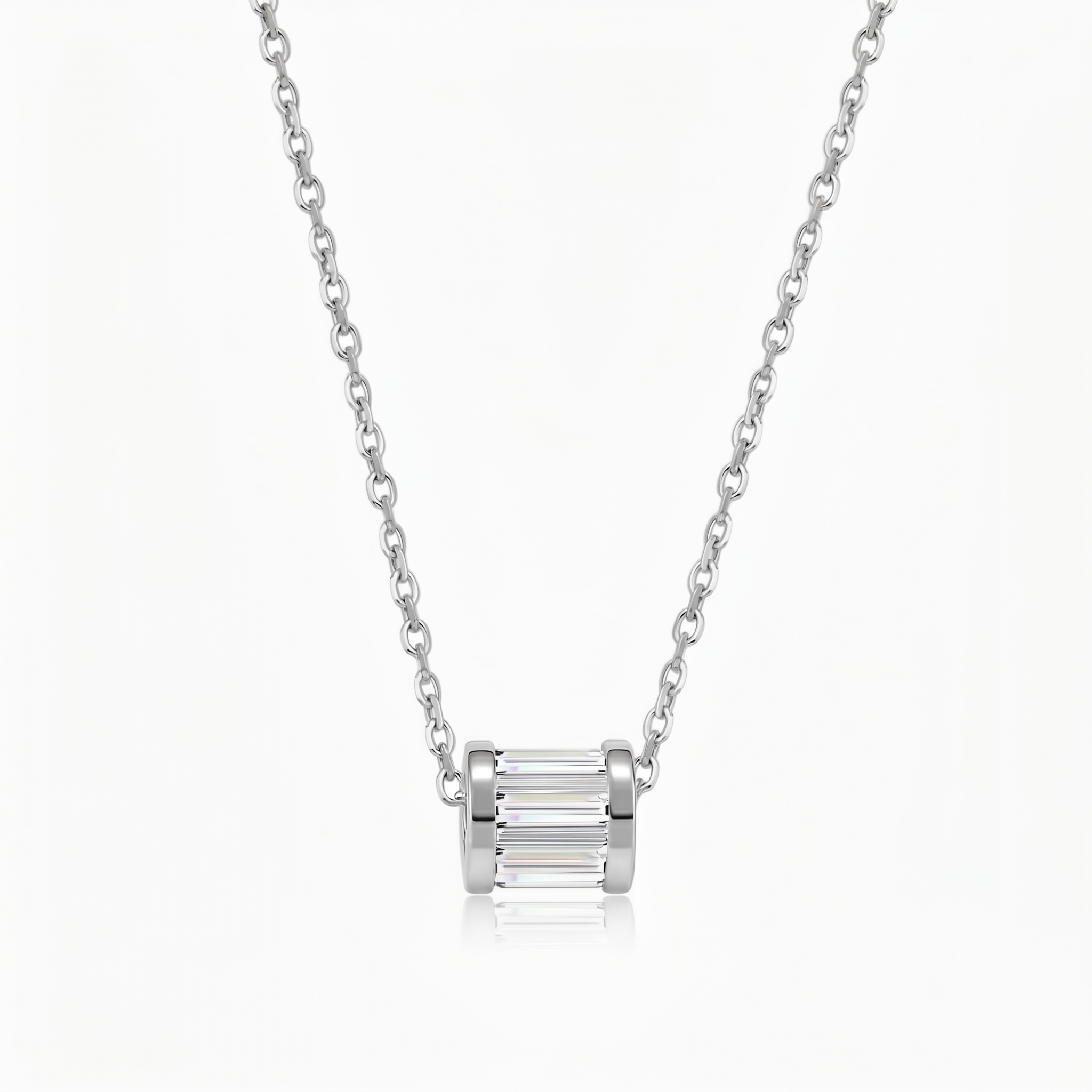 (Silver — Rhodium Plated)