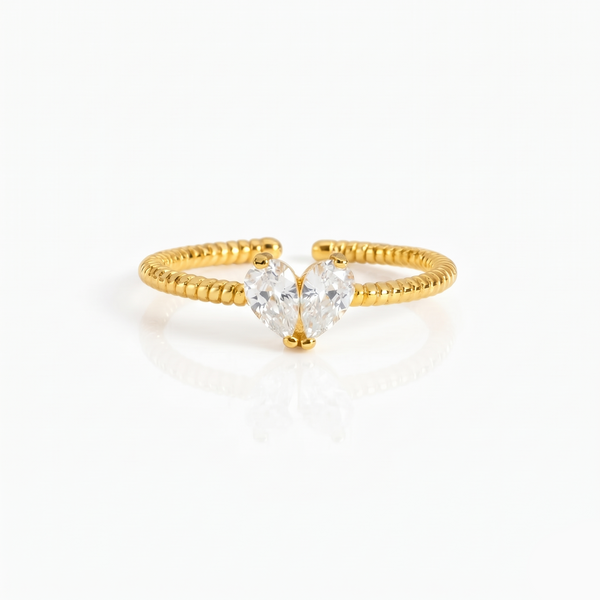 Starlight Heart Ring